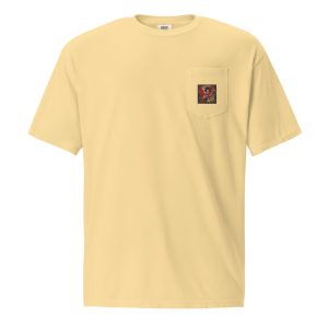 Unisex garment-dyed pocket t-shirt